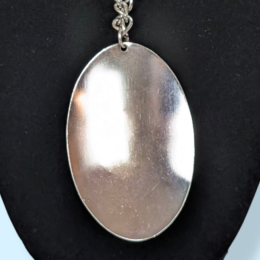 Vintage Marcasite Pendant Necklace - Picture 3 of 5